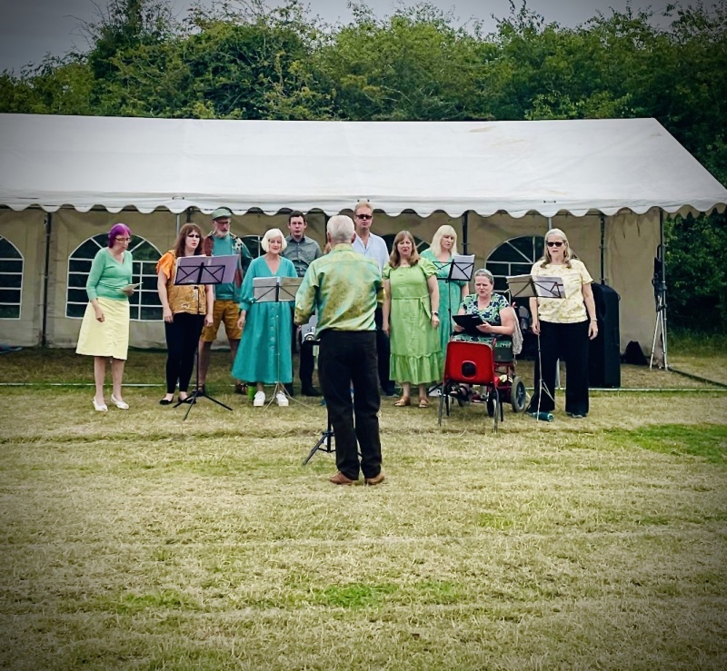 Performing at Northborough School Summer Fair July 2023