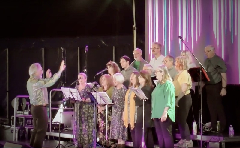 Performing at the Peterborough Celebrates Festival in May 2023